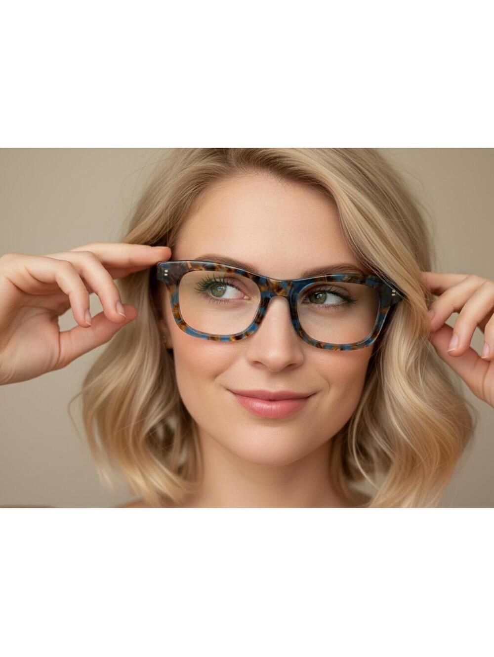 L.A. Eyeworks Japan Prima 0917 Eyeglasses Blue Tortoise